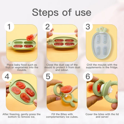Baby Pacifier Fruit Feeder Food-grade Silicone Newborn Nipple Fruit Food Vegetable Feeding Soother Baby Nursing Teether Toy Gift
