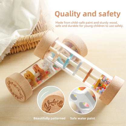 Montessori Rainbow Rain Stick