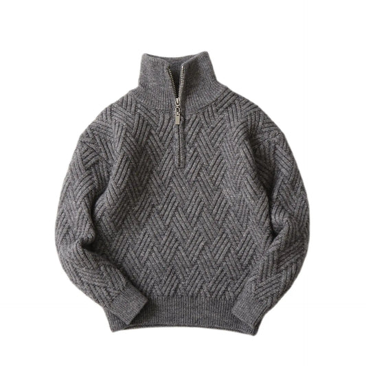 2024 New Edition Children's Boy's  Clothing  Autumn Winter Kids Knit Sweater Outdoor Clothes for Children 5-14 Years