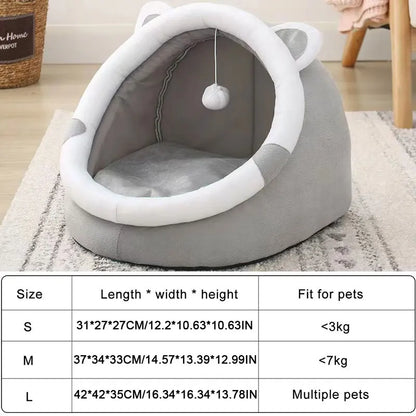 Cat Bed for Indoor Small and Large Cats