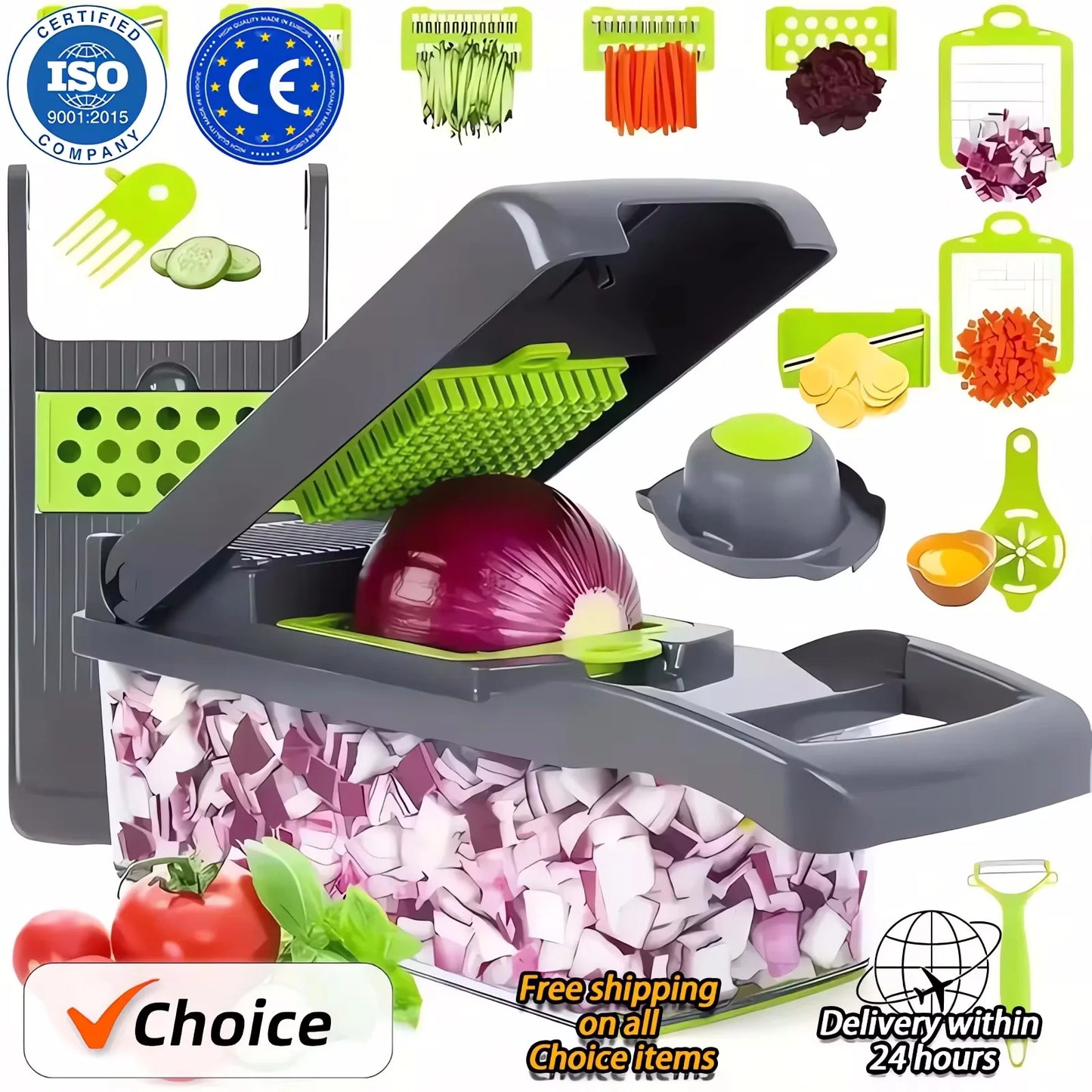 Vegetable Chopper Slicer