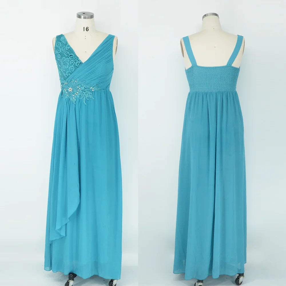 Plus Size Lace Rhinestone Party Dress