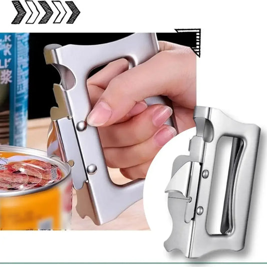 2In1 Bottle Can Opener Creativity Multifunctional Stainless Steel Beer Can Openers Gadgets For Bar Kitchen Accessories Gi