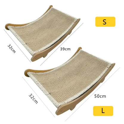 Cat Scratching Board Wooden Post