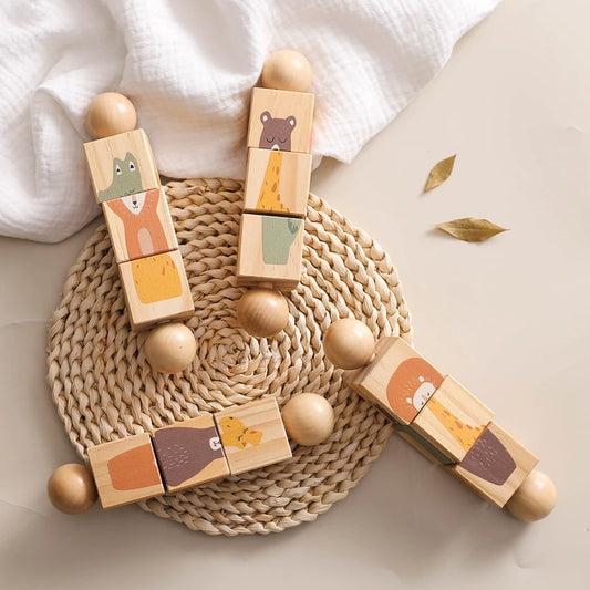 1pc Baby Teether Music Rattles Hand bell Toys Baby Mobile Musical Animals Rattle Toys Children Montessori Educational Gifts Toys