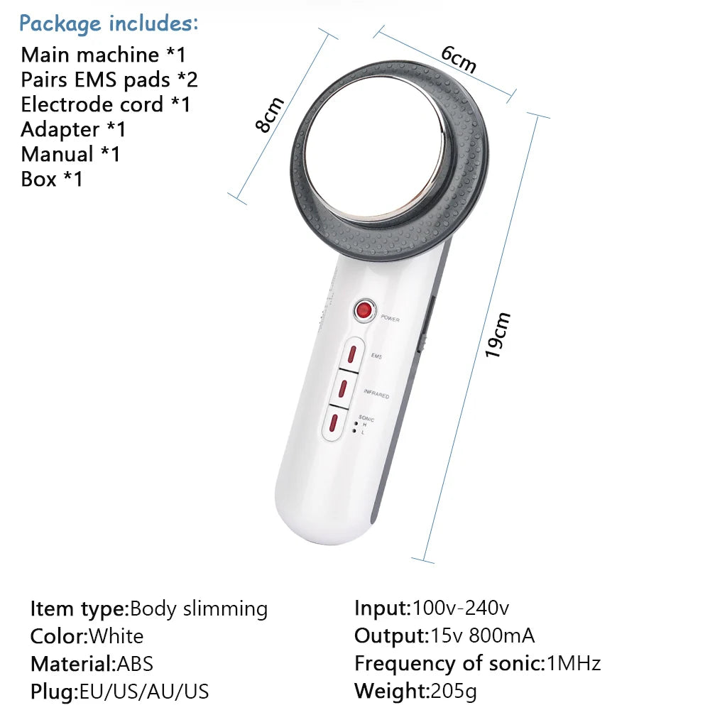 Ultrasonic Body Slimming Massager