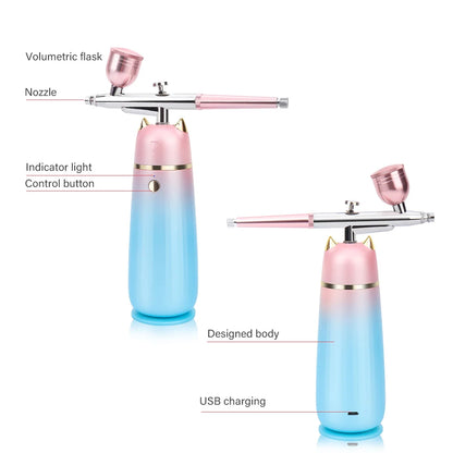 Mini Airbrush with Compressor for Face