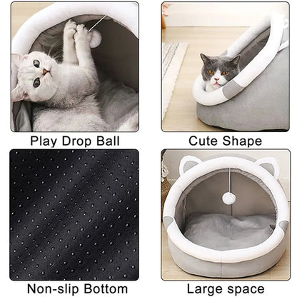 Cat Bed for Indoor Small and Large Cats