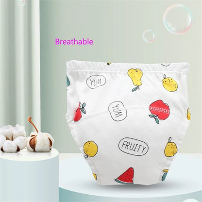 0-3Y Newborn Baby Training Pants Washable Cotton Urine Cloth Bag Learning Pant Kids Cloth Diaper Pocket Breathable Diapers