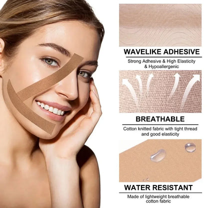 Kinesiology Face Lifting Tape