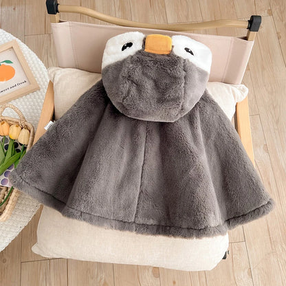 IYEAL  Winter Baby Windbreaker Outwear Thickening Wrap for Autumn and Winter Baby Girls Coat Baby Boys Girls Warm Fleece Cloak