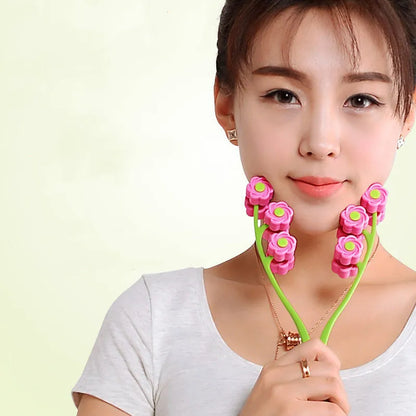 Flower Facial Massager Roller