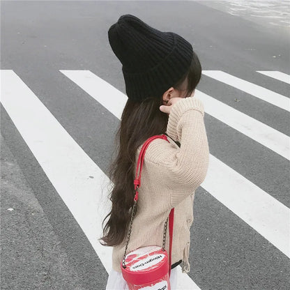 IYEAL Autumn Winter Fashion Children Caps Boys Warm Hats Girls Hats for Newborn Baby Woolen Wool Knitted Hats