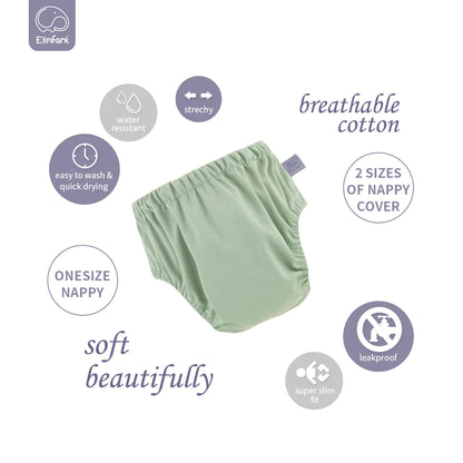 Elinfant 1 Pcs Baby Training Pants Waterproof PUL Suede Cloth Inner Farbic Fashion Prints Washable Reusable Baby Diaper