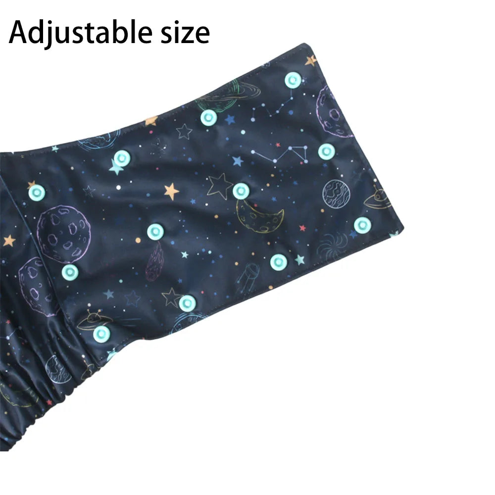 Ice Silk Adult Cloth Disaper Waterproof Old Man's Diaper Pants Reusable Diapers Trouser Pocket Anti-leak Breathable Nappy Pads