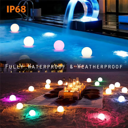 Remote Floating  Pool Lights