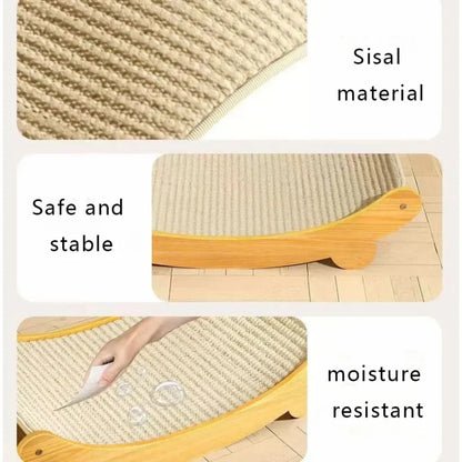 Cat Scratching Board Wooden Post