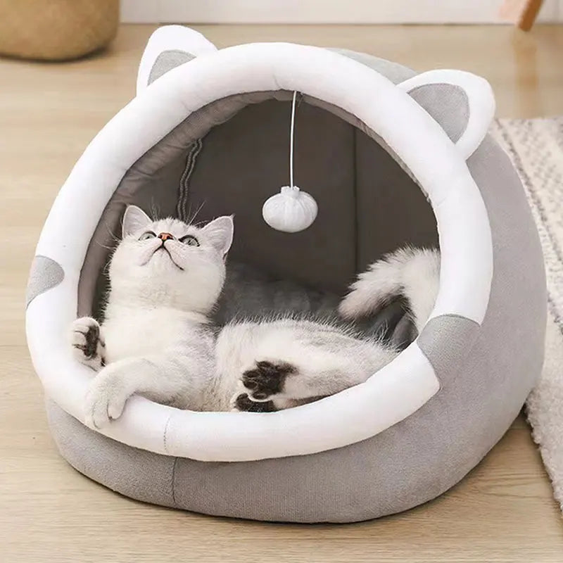 Cat Bed for Indoor Small and Large Cats