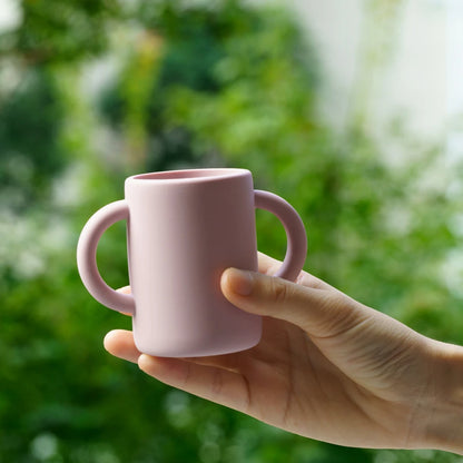 Mother Kids Baby Silicone Feeding Toddler Cups Tableware Child Bottle Learning Drinking Cup With Handle BPA Free Baby Items