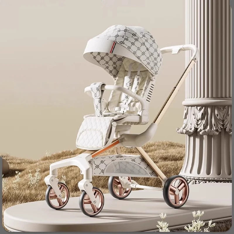 Lightweight Stroller Folding Two-way can sit and lie down High Landscape 0-6 years old Children Stroller