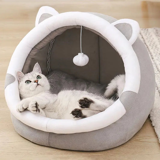 Cat Bed for Indoor Small and Large Cats