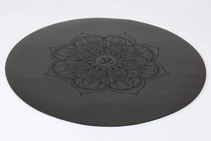 Anti slip Natural Rubber Organic Meditation Pilates Round Big Yoga Mat Washable