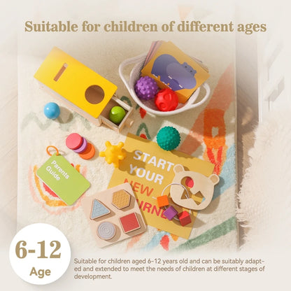 Kid Montessori Toy Baby Wooden Macaron Permanence Drawer Box Toys Busy Drum Color Shape Cognition Match Educational Sensory Toys