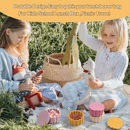 1PCS Soft Lid Baby Stuff New Baby Cartoon Shape Snack Cup Toddle Portable Food Storage Box Portable Snacks Container BPA Free