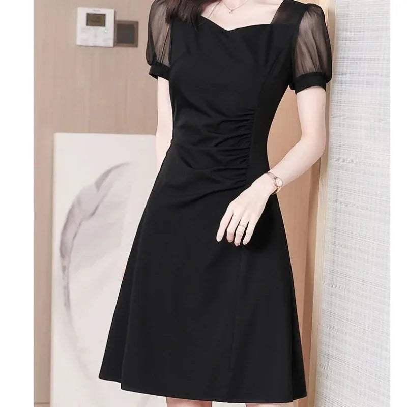 Woman Dress Holiday Midi Formal Occasion Loose Birthday Dresses for Women Soft Chic and Elegant Pretty One Pieces Beautiful Hot