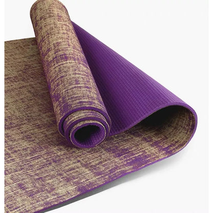 Factory Wholesale Slimming Exercise Yoga Mat Home Meditation Exercise Eco Organic Jute Yoga Mat