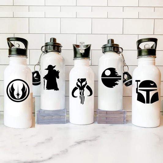 Star Wars Symbol Vinyl Decals Galactic Door Window Decor Removable Stickers Kids Boy Birthday Party Favors Glass Cups Sticker