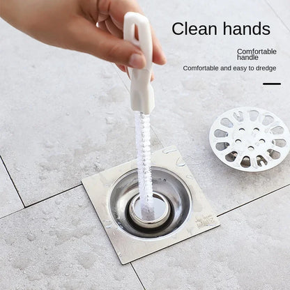 45cm Flexible Drain Hair Snake Clog Remover Sink Bathroom Tub Cleaner Drain Brush Sewer Pipe Dredging Cleaning Tools