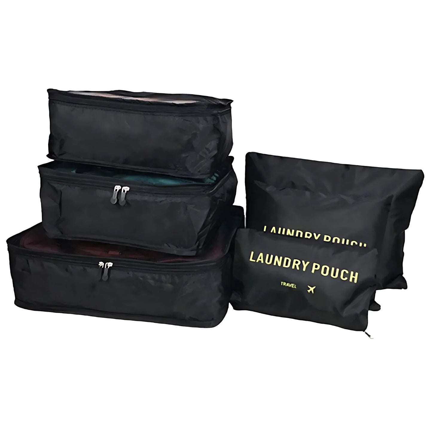 1Set/6Pcs Travel Storage Bag Set for Clothes Tidy Organizer Luggage Pouch Suitcase Handbag Closet Divider Drawer Organizador