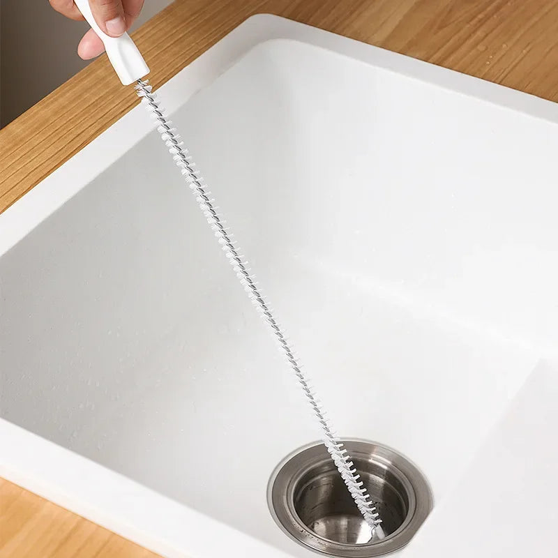 45cm Flexible Drain Hair Snake Clog Remover Sink Bathroom Tub Cleaner Drain Brush Sewer Pipe Dredging Cleaning Tools