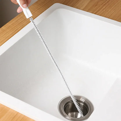 45cm Flexible Drain Hair Snake Clog Remover Sink Bathroom Tub Cleaner Drain Brush Sewer Pipe Dredging Cleaning Tools