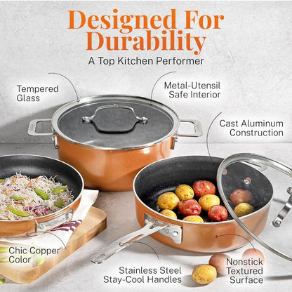 Non-Stick Kitchen Cookware Set