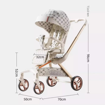 Lightweight Stroller Folding Two-way can sit and lie down High Landscape 0-6 years old Children Stroller