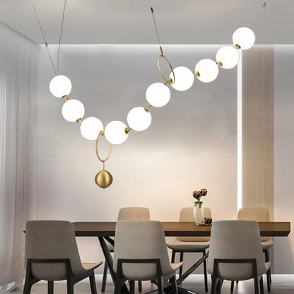 Nordic Beads Acrylic Led Pendant Lamp