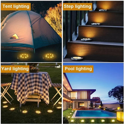 LED Outdoor Solar Power Ground Light