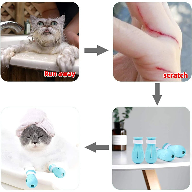 Cat Claw Protector Bath Boots