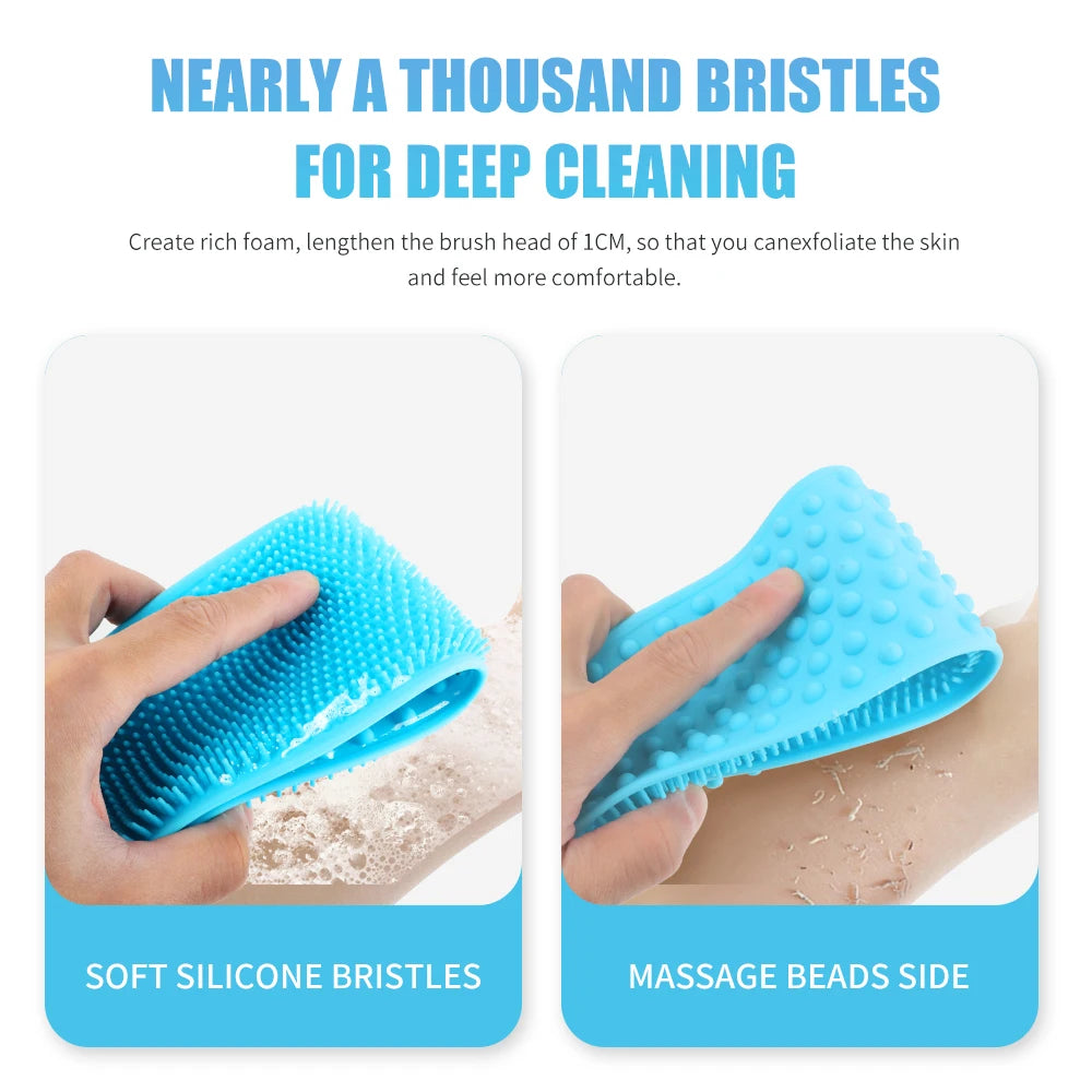 Body Sponge Silicone Brushes Bath