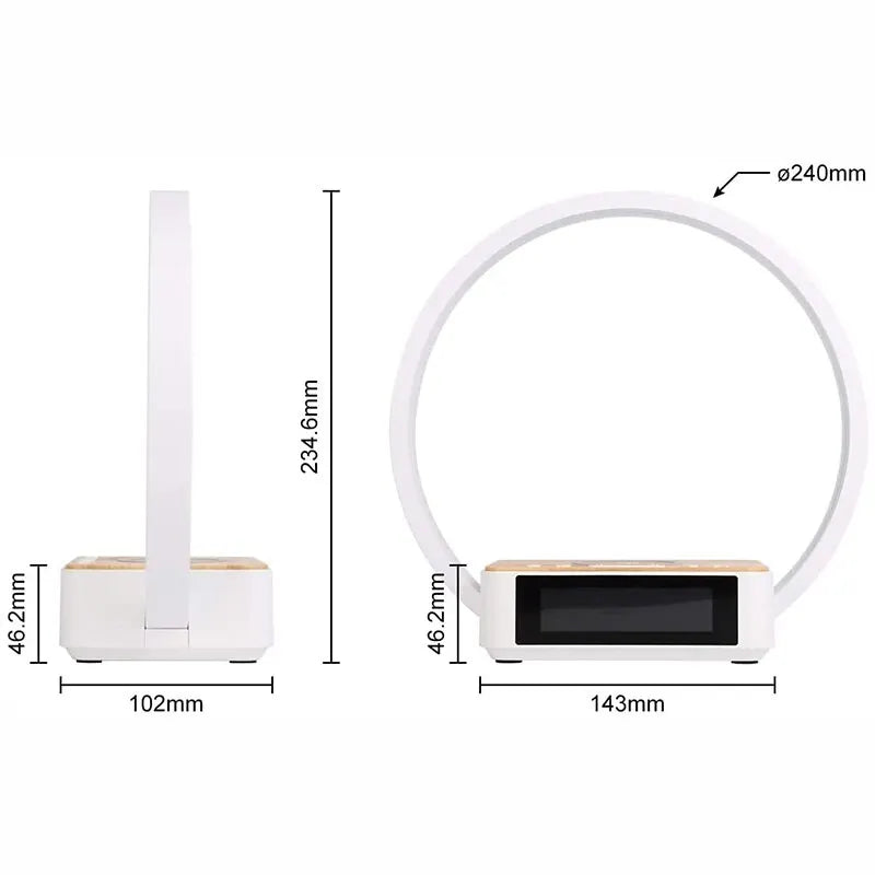 Wireless Charging Bedside Lamp