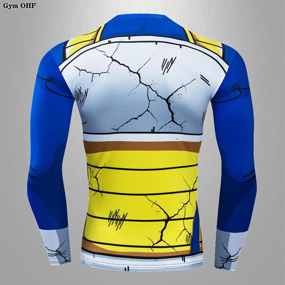 MMA Rashguard Jiu Jitsu Bjj T-Shirt Men Compression Shirts Quick Dry Gym Running Sports Tops Tee Boxing Jersey Mens T Shirt