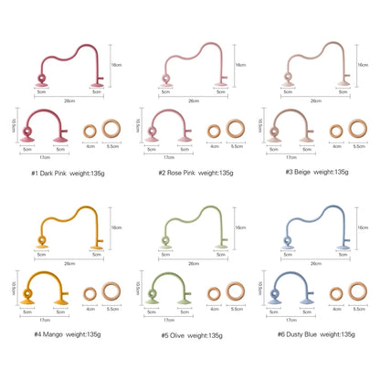 Baby Silicone Tabletop Toys Kids Wood Ring Soft Silicone Teether Toys Infant Puzzle Around Track Maz Teething Chewing Toys Gifts