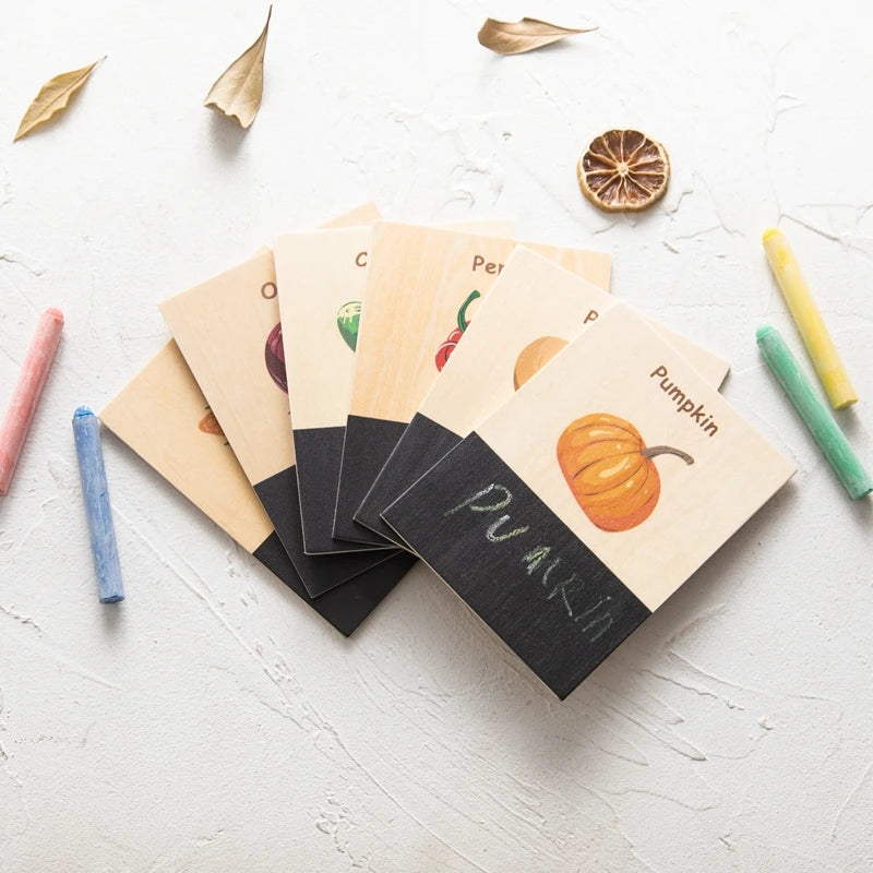 High-quality wood environment-friendly printing equipped cymbals exercise hand-eye coordination writing drawing graffiti ability