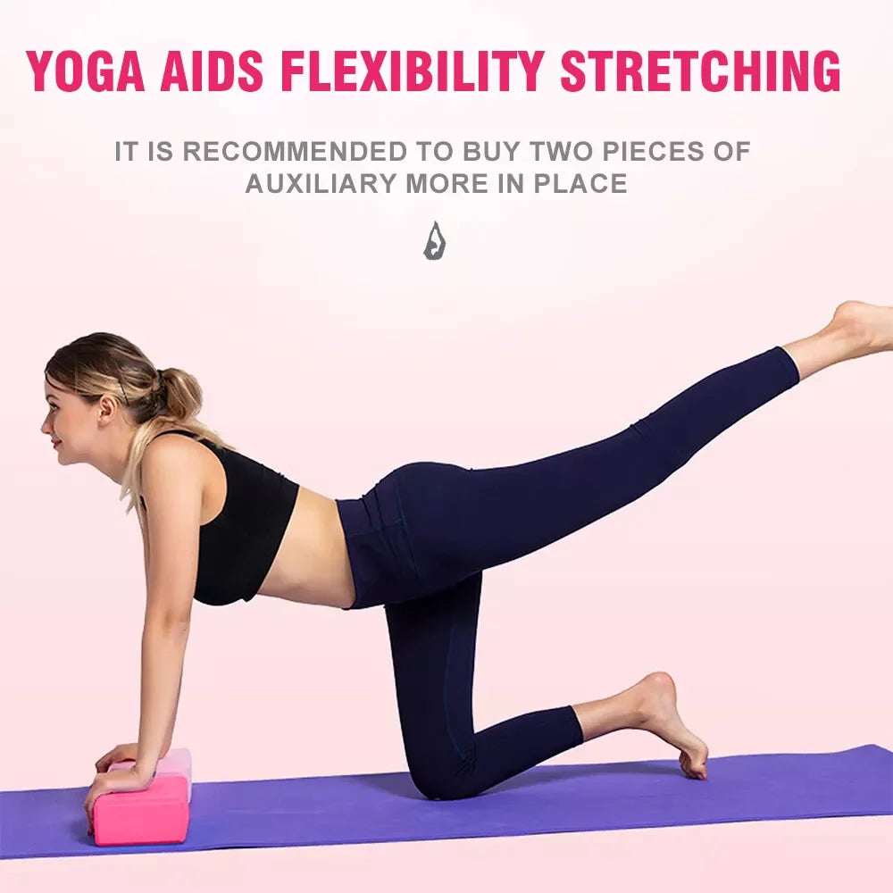 EVA Fitness Yoga Block Physical Therapy Equipment Pilates Yoga Accessories Home Gym Equipment Meditation Gym Bodybuilding Dance