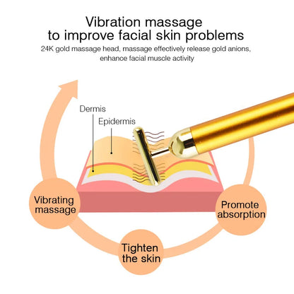 Gold Facial Slimming Massager
